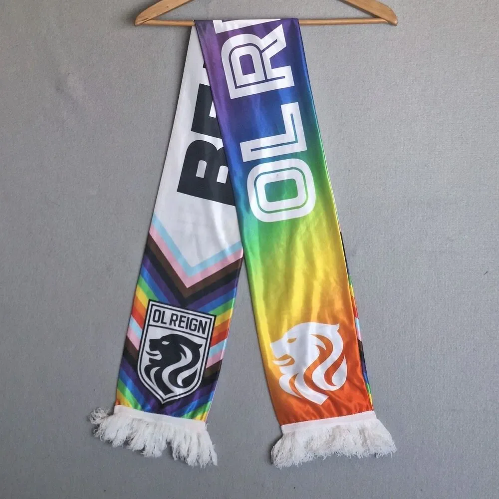 Seattle Sounders FC Pride Progress Flag Match Day Scarf MLS Limited Edition